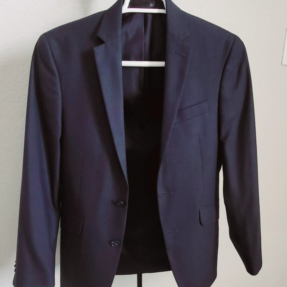 Kenneth Cole Reaction Men's Navy Blue Suit Jacket